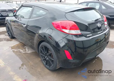 2014 Hyundai Veloster Re:flex W/Black from USA, damaged, VIN KMHTC6AD4EU212002